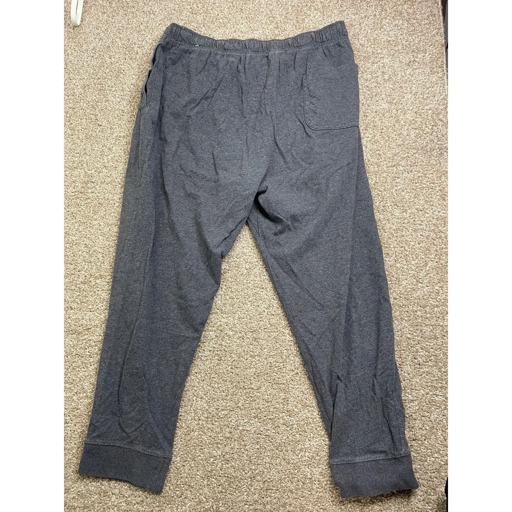 Nike Men  XXL Gray Sweatpants Embroidered Essential Gym Athletic Drawstring Pant